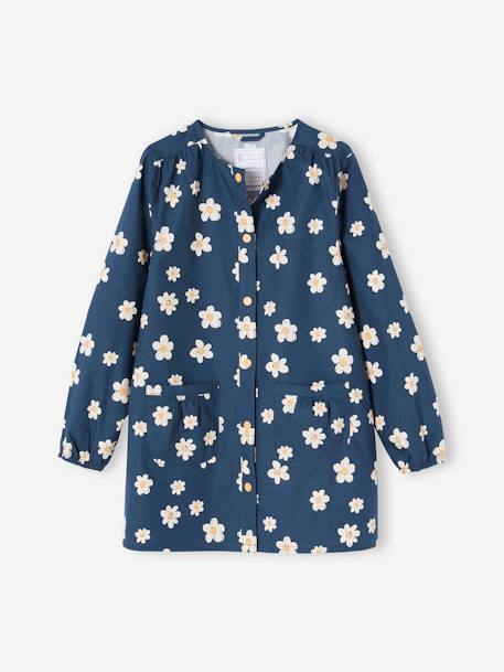 Tablier fille personnalisable à fleurs marine 5 - vertbaudet enfant 