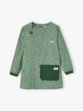 VERTBAUDET Cartable + Trousse Dinosaures Garçon Vert Sapin - Sac École Primaire