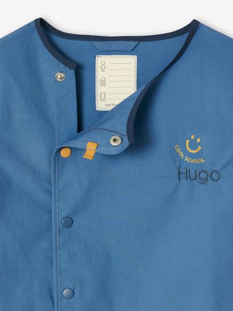Tablier garçon personnalisable 'Cool school' bleu 3 - vertbaudet enfant 