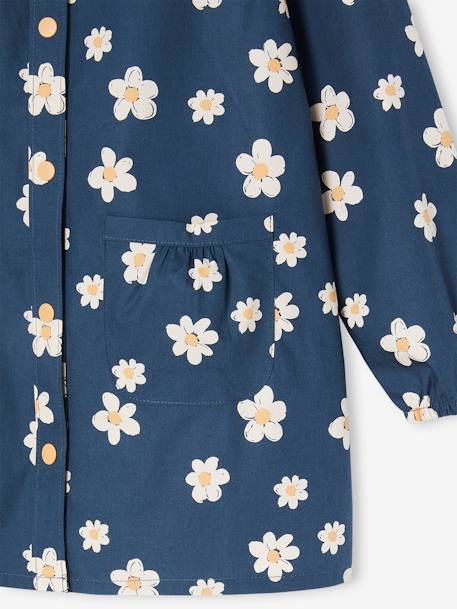 Tablier fille personnalisable à fleurs marine 4 - vertbaudet enfant 
