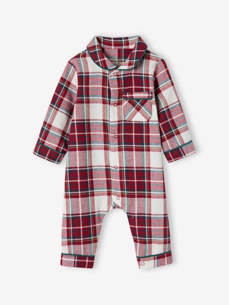 Pyjama Noël bébé à carreaux capsule famille carreaux rouge 3 - vertbaudet enfant 