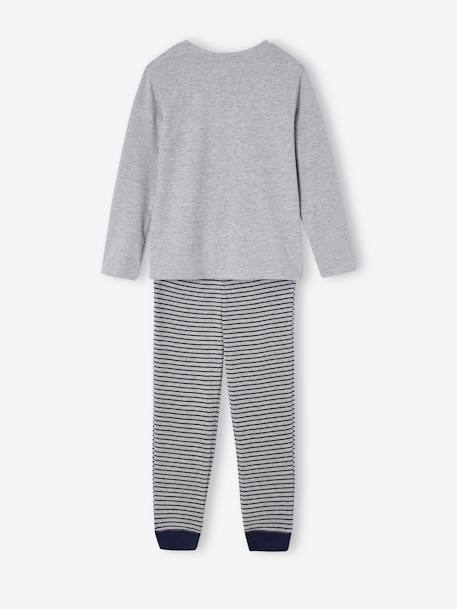 Lot de 2 pyjamas garçon space explorer Lot bleu/ gris chiné 10 - vertbaudet enfant 