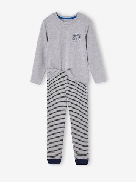 Lot de 2 pyjamas garçon space explorer Lot bleu/ gris chiné 6 - vertbaudet enfant 