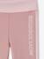 Legging de sport fille bandes côtes gris chiné+marine+MARINE+rose poudré 12 - vertbaudet enfant 