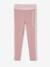 Legging de sport fille bandes côtes gris chiné+marine+MARINE+rose poudré 10 - vertbaudet enfant 