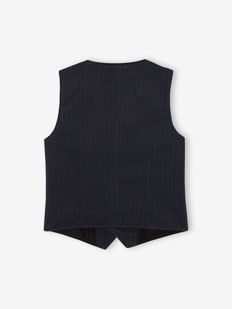 Gilet sans manches garçon à chevrons marine 2 - vertbaudet enfant 
