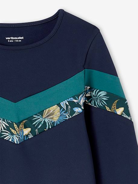 TS sport matière technique fille marine 3 - vertbaudet enfant 
