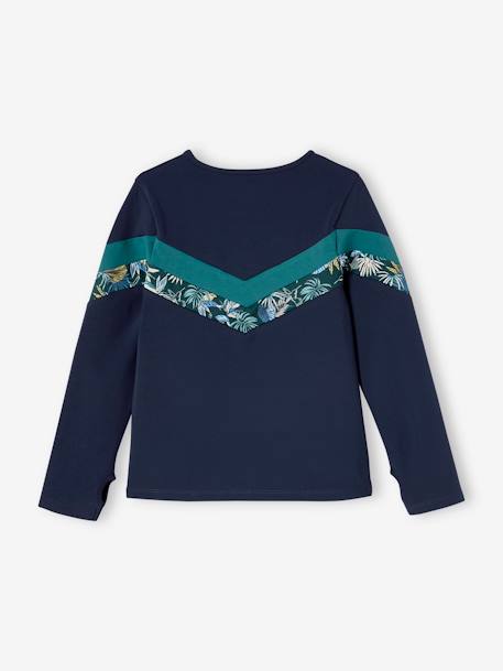 TS sport matière technique fille marine 2 - vertbaudet enfant 