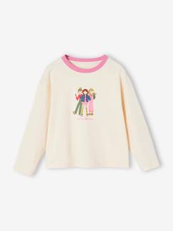 T-shirt égérie manches longues fille  - vertbaudet enfant