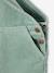 Salopette fille velours bretelles à volants anthracite+vert de gris 9 - vertbaudet enfant 