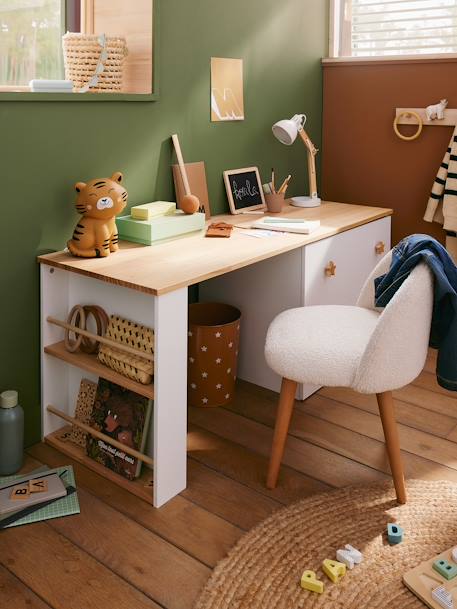 Bureau maternelle GRANDE OURSE blanc 1 - vertbaudet enfant 