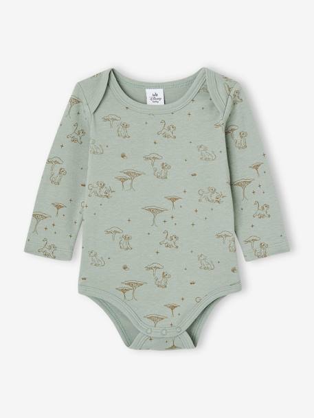 Lot de 2 bodies Disney Le Roi Lion bébé vert sauge 3 - vertbaudet enfant 