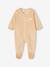 Lot de 3 pyjamas bébé mixte en velours ouverture naissance lot bois de rose+Lot jaune d'or+Lot vert d'eau 9 - vertbaudet enfant 
