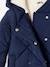 Doudoune fille à capuche doublée sherpa blush+marine+vert 15 - vertbaudet enfant 