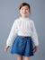 Jupe fille en jean plissée denim gris+stone 5 - vertbaudet enfant 