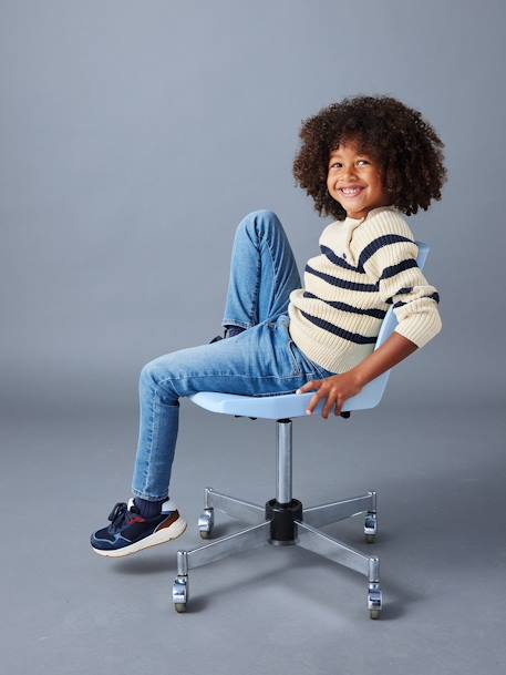 Jean garçon slim morphologique MEDIUM denim black+DENIM BRUT+denim gris+DENIM GRIS FONCE+double stone+STONE 32 - vertbaudet enfant 