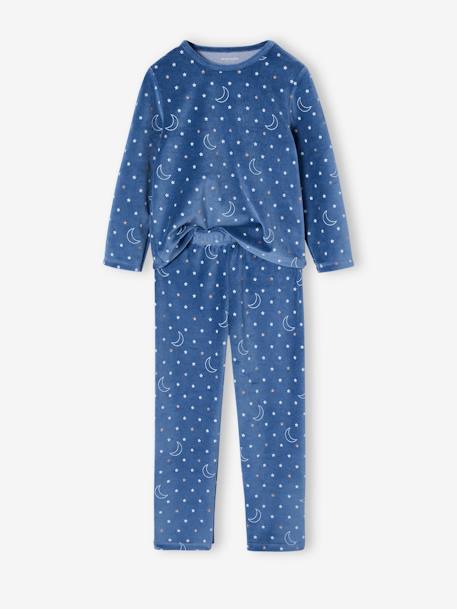 Lot de 2 pyjamas fille velours sur mon nuage vert d'eau 5 - vertbaudet enfant 