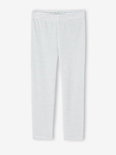 Lot de 2 pyjamas fille velours sur mon nuage vert d'eau 4 - vertbaudet enfant 