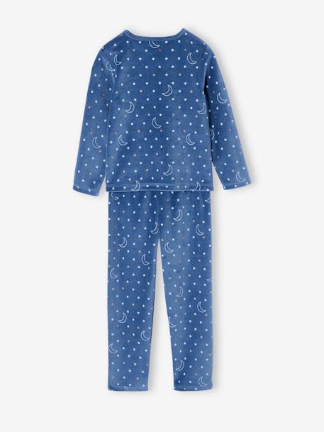 Lot de 2 pyjamas fille velours sur mon nuage vert d'eau 7 - vertbaudet enfant 