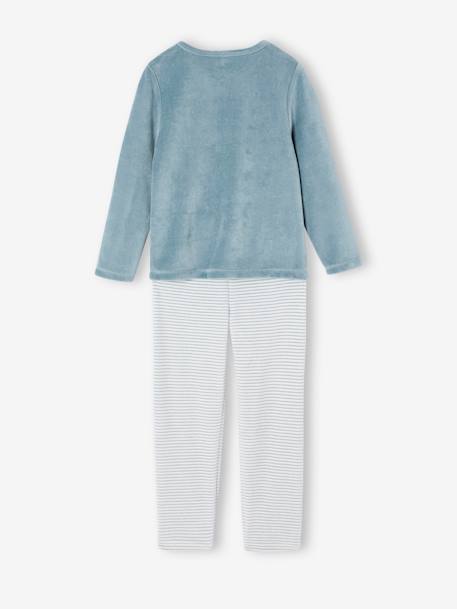 Lot de 2 pyjamas fille velours sur mon nuage vert d'eau 6 - vertbaudet enfant 