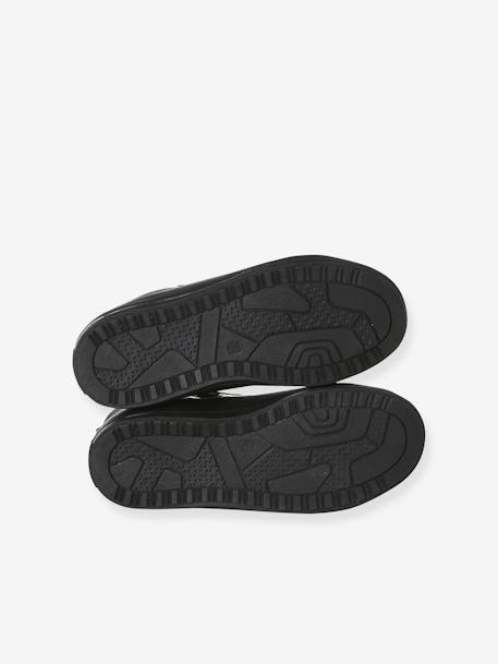 Baskets enfant fille synthétique zippées noir 5 - vertbaudet enfant 