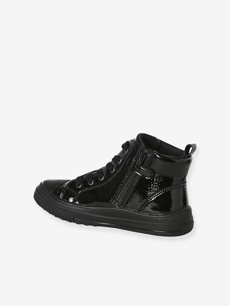 Baskets enfant fille synthétique zippées noir 3 - vertbaudet enfant 