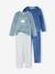 Lot de 2 pyjamas fille velours sur mon nuage vert d'eau 1 - vertbaudet enfant 