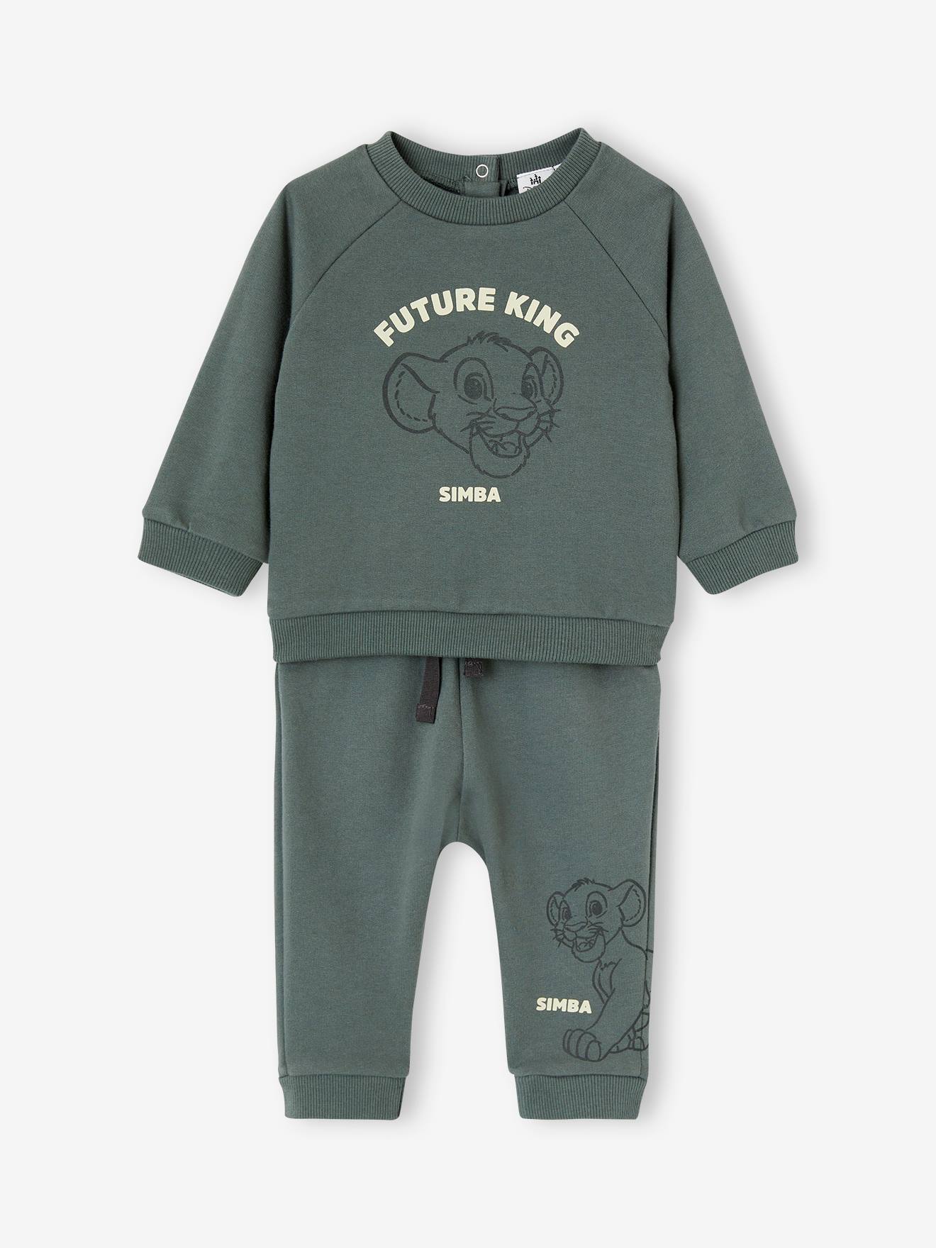 Ensemble Bébé Sweat-shirt + Salopette Velours - VERTBAUDET, 2 Pièces, 100% Coton, Manches Longues - 12