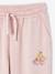 Pantalon jogging détails fanatisie fille en molleton rose poudré 3 - vertbaudet enfant 