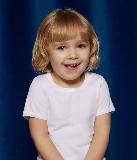Lot 2 t-shirts manches courtes blanc 4 - vertbaudet enfant 