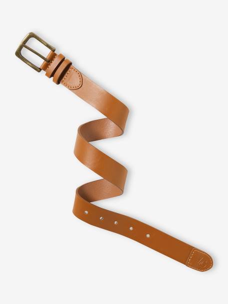 Ceinture classique garçon brun+marine 1 - vertbaudet enfant 