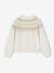 Gilet jacquard fille maille fantaisie fil brillant écru+vert de gris 3 - vertbaudet enfant 