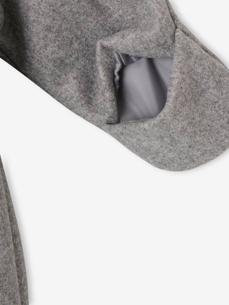 Combipilote bébé en drap de laine ouverture décalée gris chiné 5 - vertbaudet enfant 