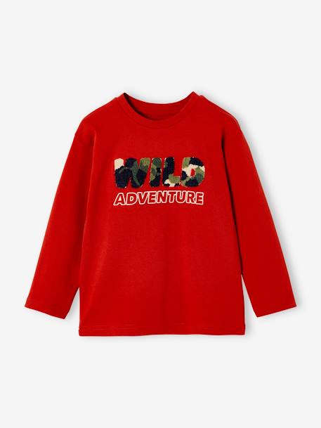 T-shirt motif wild en bouclettes garçon rouille 3 - vertbaudet enfant 