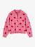 Gilet jacquard coeurs fille beige doré+lilas+vieux rose 9 - vertbaudet enfant 