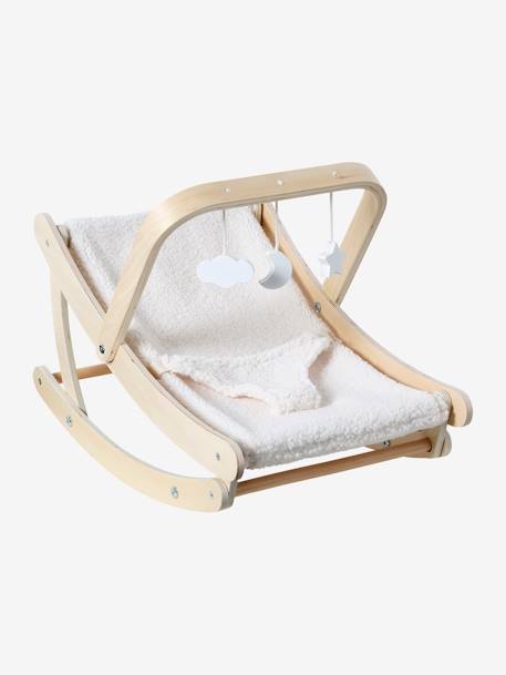 Transat pour poupon en bois FSC® et sherpa bois 4 - vertbaudet enfant 