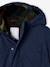 Parka à capuche doublée sherpa camouflage garçon bleu nuit 6 - vertbaudet enfant 