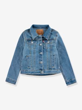 Veste En Jean Fille Vertbaudet - Denim 99% Coton - Style Détendu