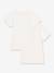 Lot 2 t-shirts manches courtes blanc 2 - vertbaudet enfant 