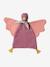 Doudou oiseau bi-matière personnalisable avec mallette rose 4 - vertbaudet enfant 