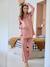Ensemble 2 pièces pyjama uni de grossesse bois de rose 1 - vertbaudet enfant 
