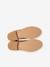 Boots enfant fille cuir zippées camel+noir 5 - vertbaudet enfant 