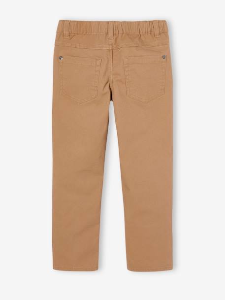 Pantalon garçon indestructible facile à enfiler beige+bleu nuit+kaki+vert sauge 4 - vertbaudet enfant 