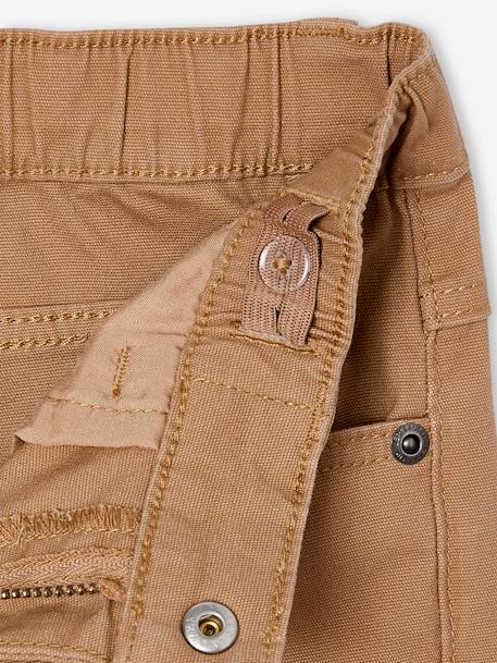 Pantalon garçon indestructible facile à enfiler beige+bleu nuit+kaki+vert sauge 5 - vertbaudet enfant 