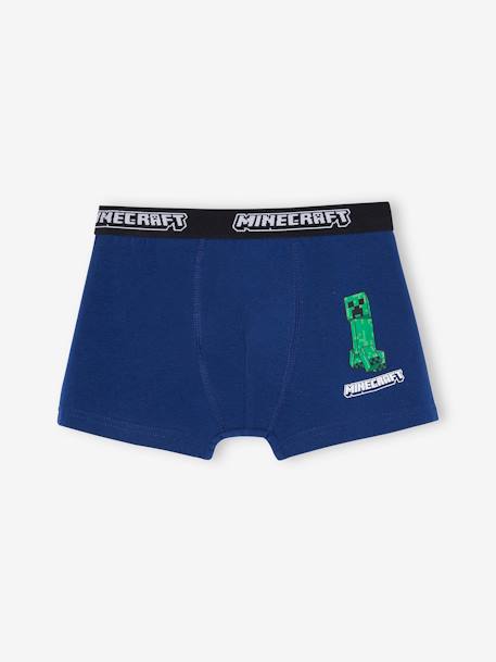 Pack De 5 Culottes Minecraft Pour Fille - Motif Creeper - 95% Coton - Taille élastique