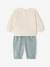 Ensemble bébé sweat peluche + pantalon velours vert d'eau 4 - vertbaudet enfant 