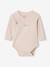 Lot 5 bodies 'coeur' manches longues ouverture naissance bébé en coton bio rose pâle 2 - vertbaudet enfant 