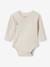 Lot 5 bodies 'coeur' manches longues ouverture naissance bébé en coton bio rose pâle 6 - vertbaudet enfant 