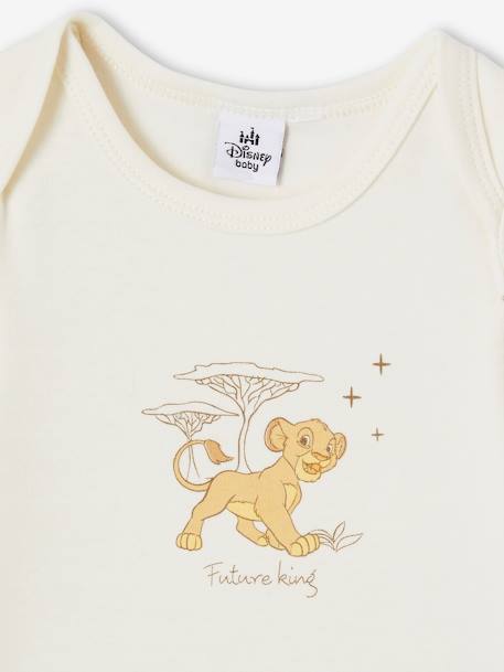 Lot de 2 bodies Disney Le Roi Lion bébé vert sauge 5 - vertbaudet enfant 