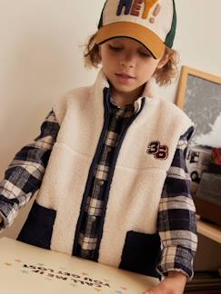 -Chemise à carreaux en flanelle garçon